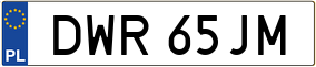 Truck License Plate